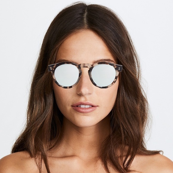 Illesteva Leonard mirrored tortoise Sunglasses - Picture 3 of 16